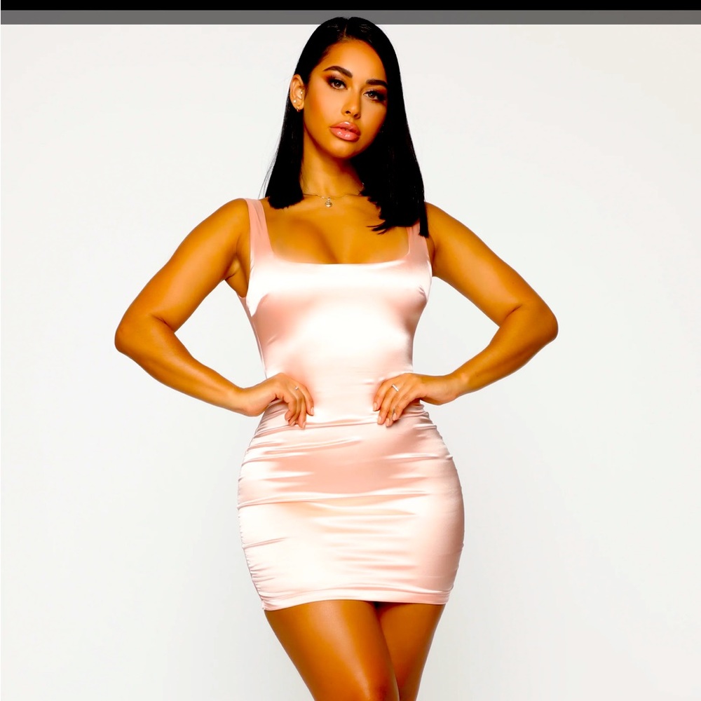 Back For More Satin Mini Dress